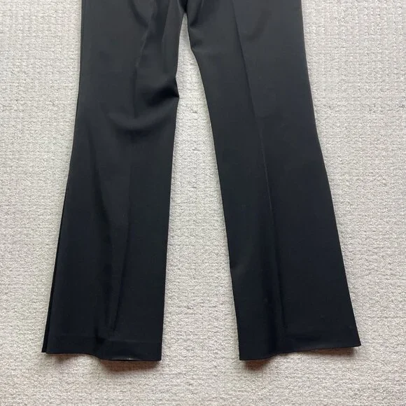 Joseph Ribkoff Wide Leg Trousers Black Pants Metal Stud Detailing Wom Size 6 - Picture 11 of 15
